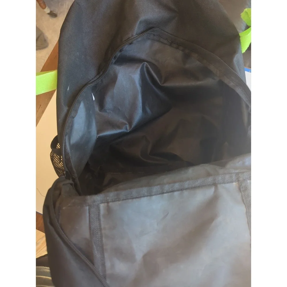 Rawlings Backpack Black/Green Canvas Zippered